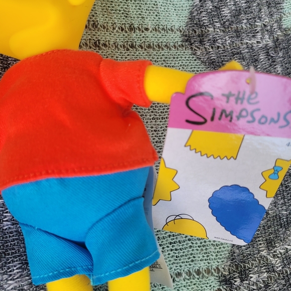 Bart Simpson Jakks Pacific The Simpsons Stuffed Animal Plush Toy Brand New - Picture 4 of 8